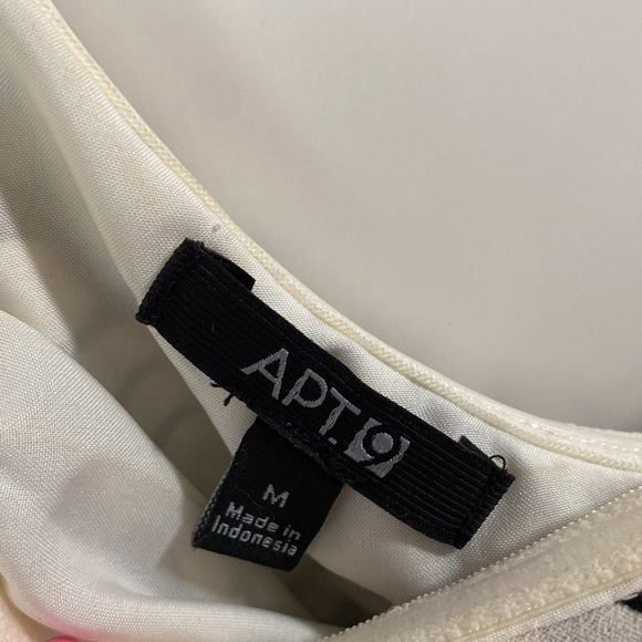 Like new Summer resort tropical palm ruffle one shoulder dress - Picture 6 of 10